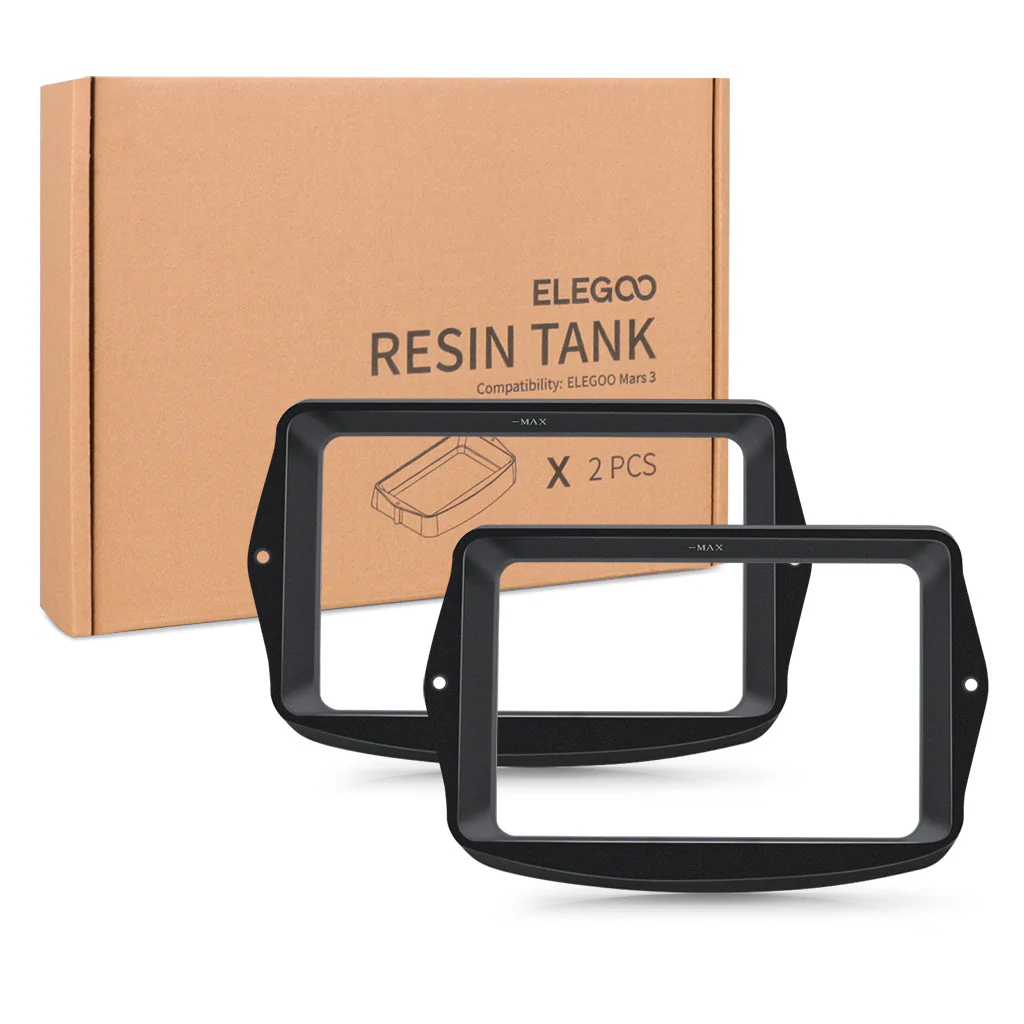 Metal Resin Tank for Mars 3 & Mars 3 Pro (2 Pcs)
