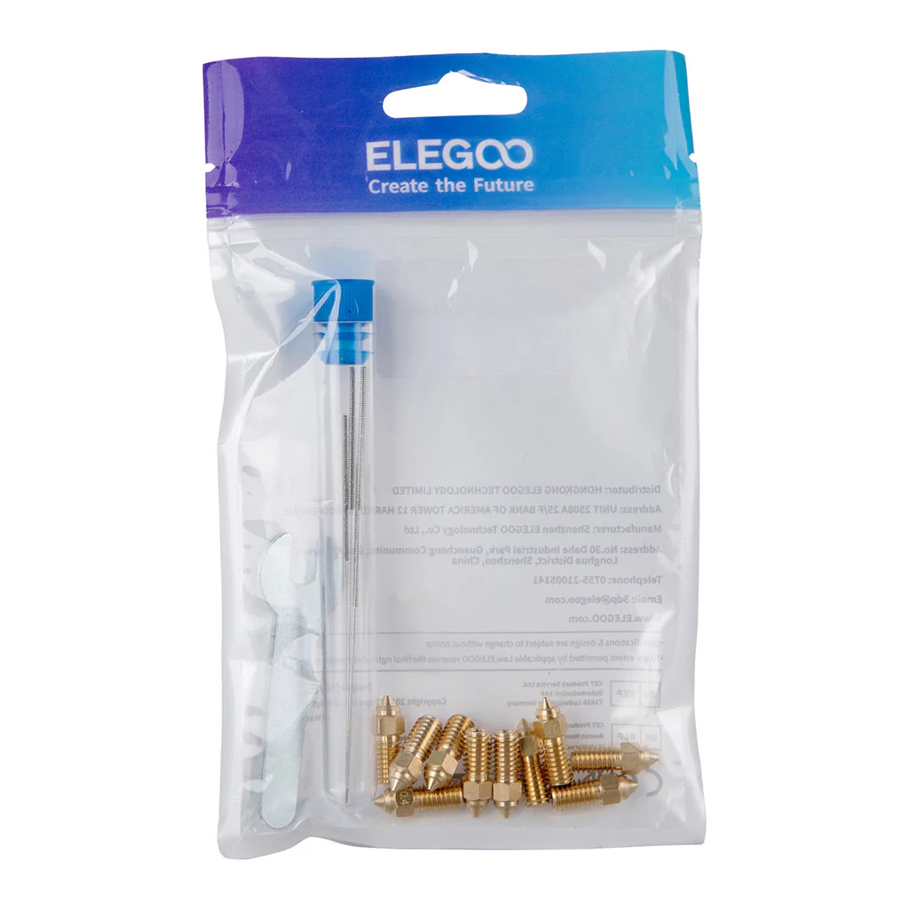 Multi-Size Brass Nozzle Kit for Neptune 4/4 Pro - Image 2
