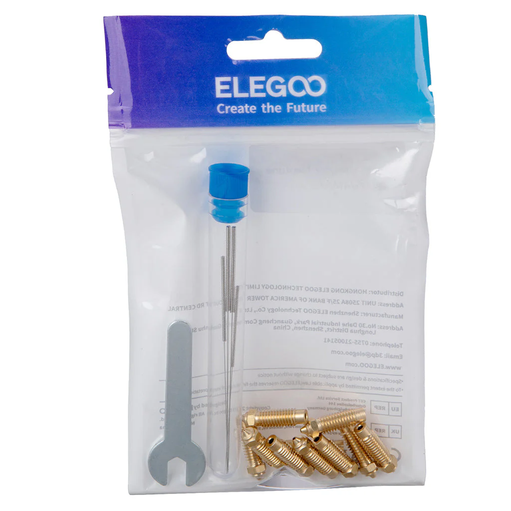 Multi-Size Brass Nozzle Kit for Neptune 4 Series - Image 2