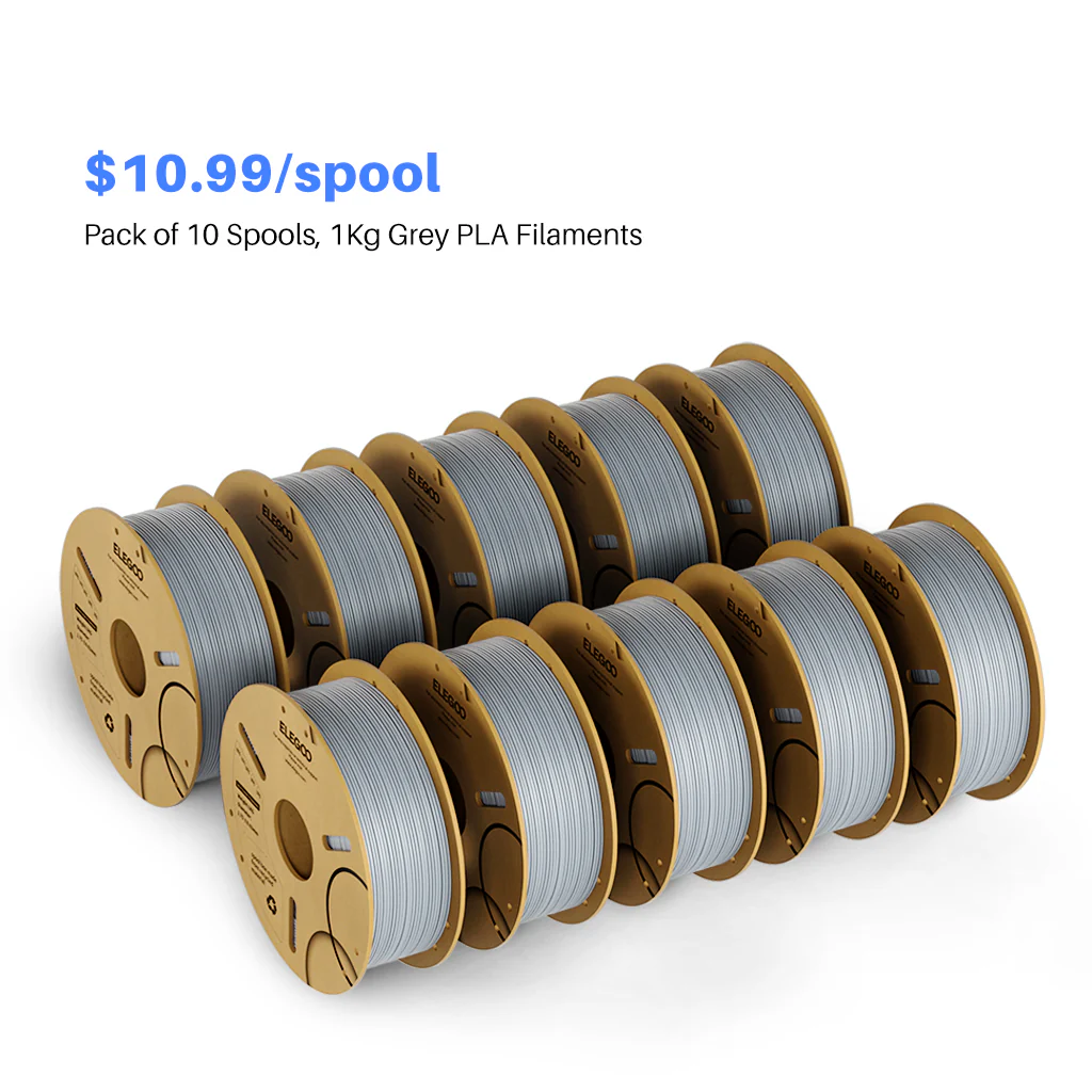 PLA Filament Grey 10 kg - Image 2